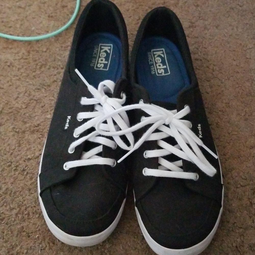 Black Keds tennis shoes size womens 7.5